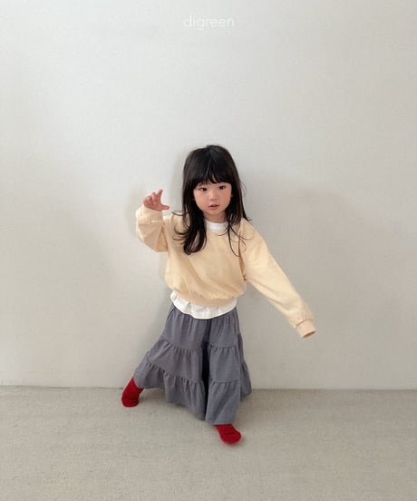 29[予約]digreen check ruffle skirt