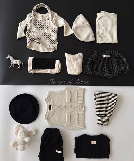 8[予約]Aosta knit cookie vest