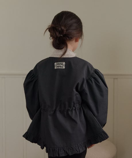 56[予約]melikey momo frill trench coat