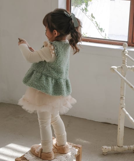 11[予約]FLO soft fur vest