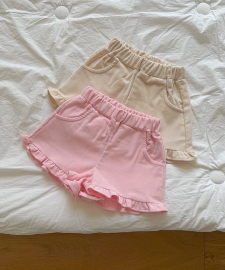 29[予約]ninibello heart corduroy frill pants