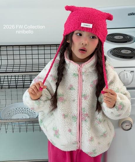 58[予約]ninibello mokomoko beanie