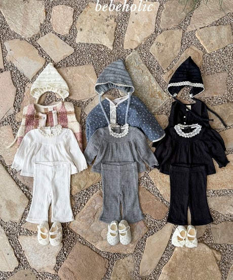 19[予約]bebeholic morning shirring set