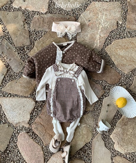 48[予約]bebeholic petit suspender suit