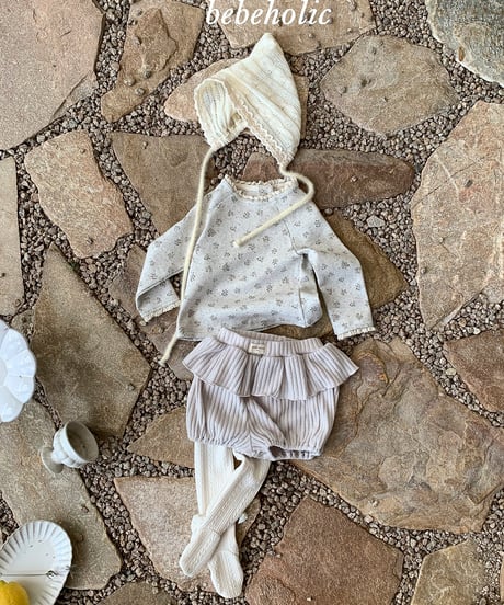 39[予約]bebeholic vivi frill pants