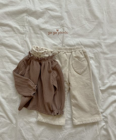 8[予約]go go picnic heart pants