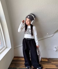 49[予約]COMMA reversible printed t-shirt