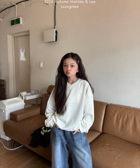 28[予約]matilda&lee v-neck sweatshirt