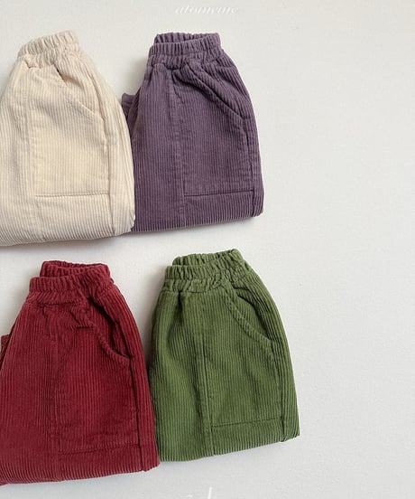 23[予約]atomeme mallang corduroy pants