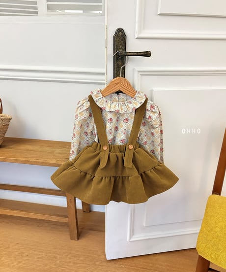 1[予約]ohho monet frill blouse