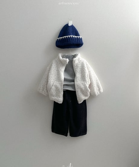 15[予約]atomeme teddy zip-up