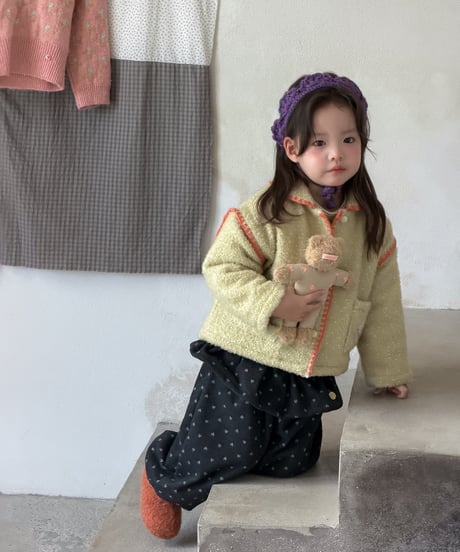 54[予約]aiai boucle color block jacket