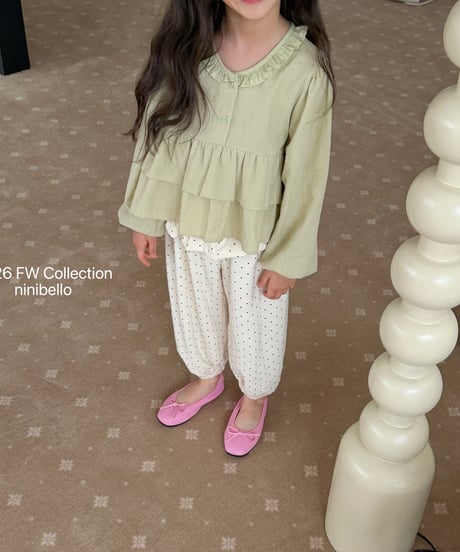 23[予約]ninibello arm terry frill bloomers