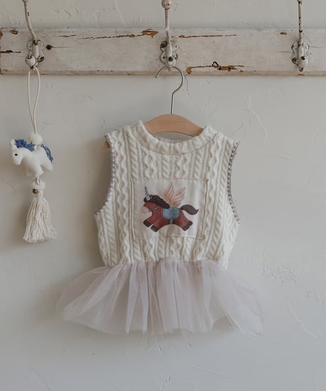 7[予約]FLO pony vest