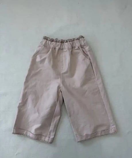 50[予約]aiai cozy cotton wide pants