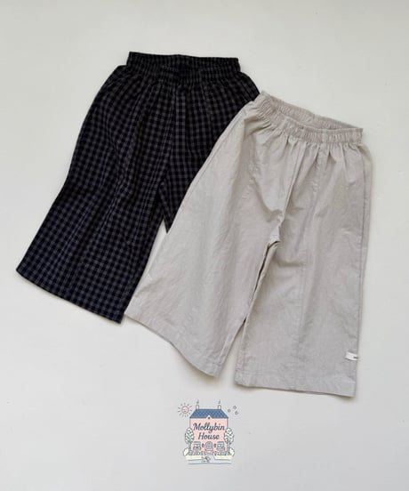 10[予約]Mollybin toffee nut wide pants