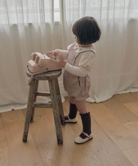 17[予約]送料無料 the beige pumpkin suspender pants