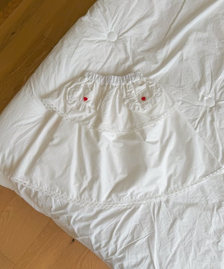 32[予約]ninibello momo apron skirt
