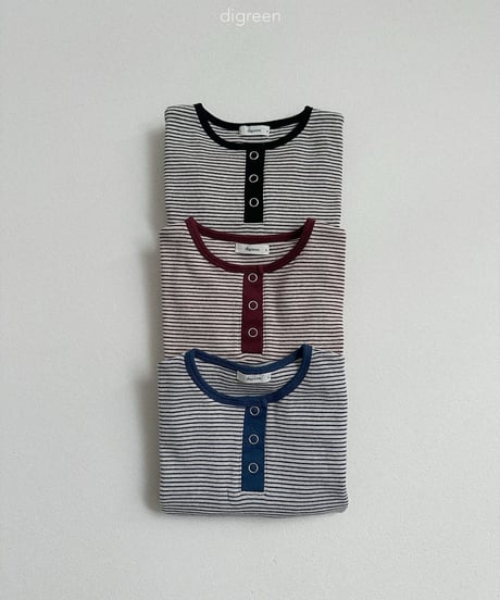 41[予約]digreen henley neck alety tee