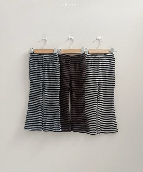 27[予約]digreen rose bootcut pants