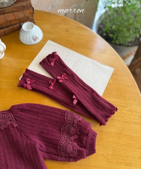 72[予約]marron ribbon warmer