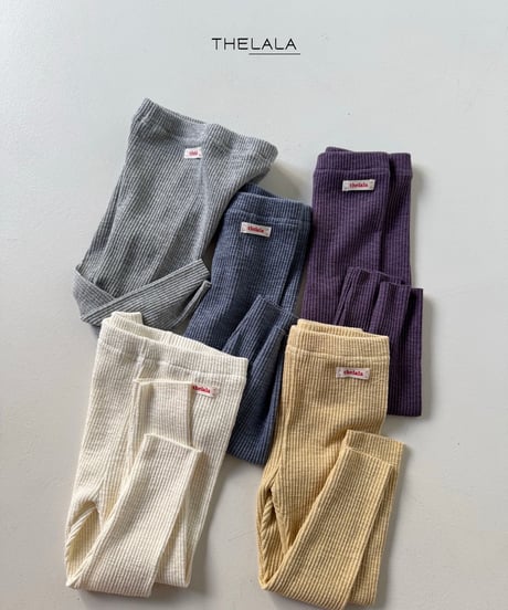 27[予約]thelala stretchy rib leggings