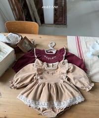 49[予約]marron bouquet suit(6-18m)