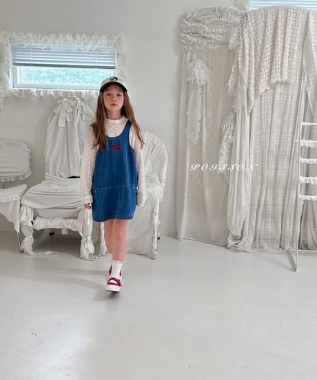 4[予約]poisson denim dress