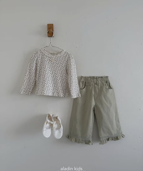 6[予約]aladin eyelet puff tee