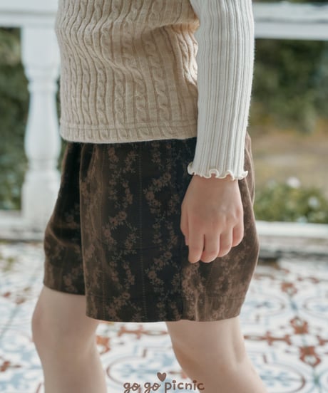 8[予約]go go picnic ivy corduroy shorts