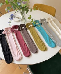 54[予約]ninibello pinter frill knee socks