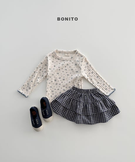 56[予約]bonito eyelet tee