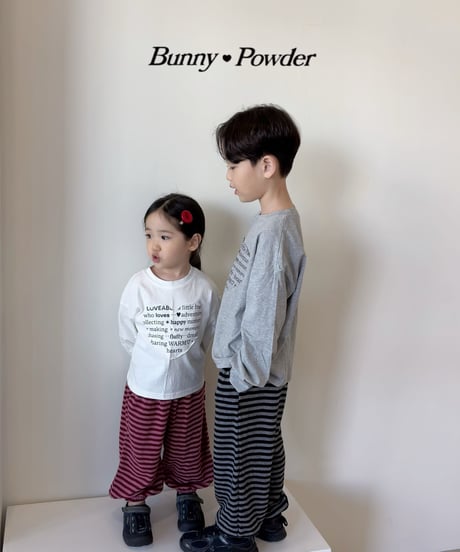 33[予約]bunny powder warm heart tee