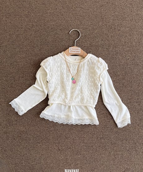 23[予約]BANANAJ bubble puff tee