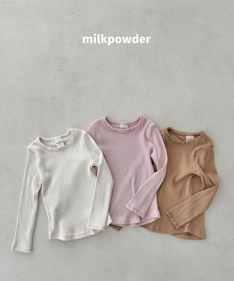 8[予約]milkpowder soft tee