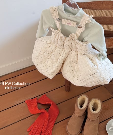 53[予約]ninibello picnic quilting dress
