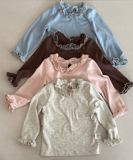 7[予約]ololala sugar frill t-shirt