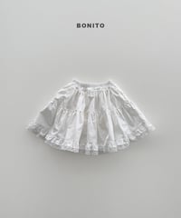 48[予約]bonito lace culotte skirt
