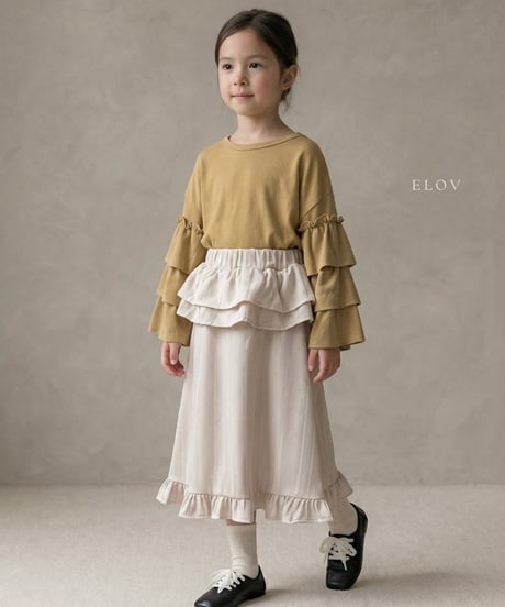 18[予約]elov&monpetitbebe creamy skirt