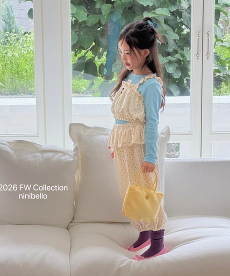 23[予約]ninibello arm terry frill bloomers
