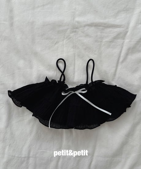 19[予約]petit&petit cream puff bustier