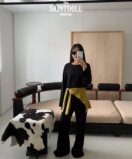 29[予約]saintdoll soft boot cut pants