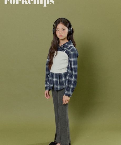 7[予約]FORKCHIPS sonic check shirt