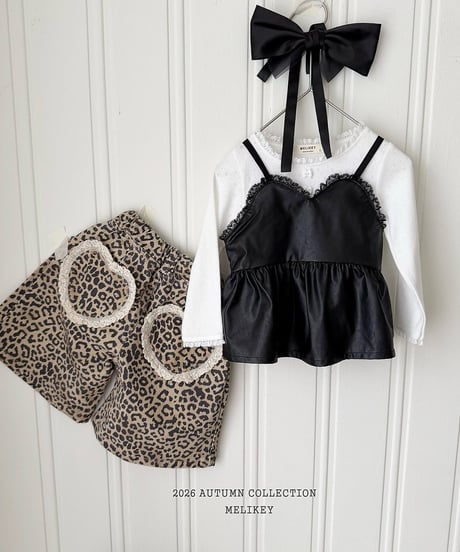 26[予約]melikey leather bustier