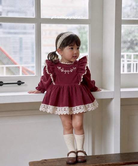 49[予約]marron bouquet suit(6-18m)
