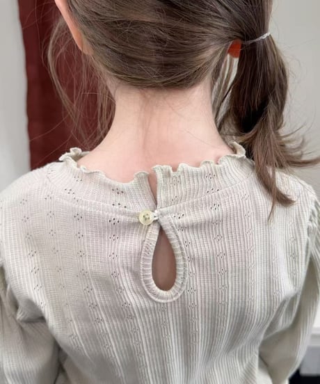 2[予約]aiai lace ribbed t-shirt