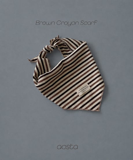 60[予約]Aosta crayon scarf