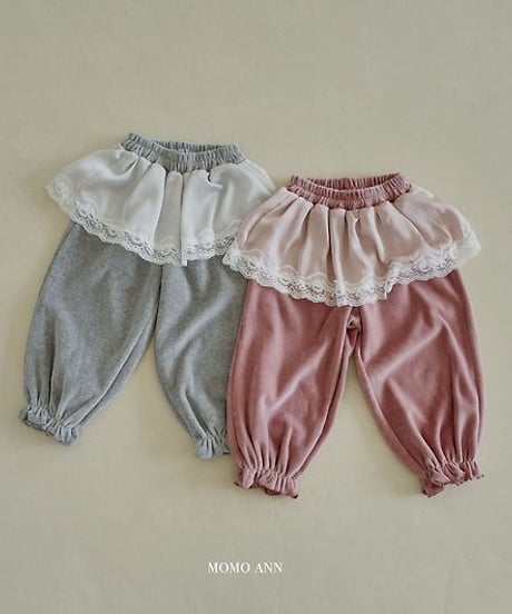 8[予約]momoann satin jogger pants
