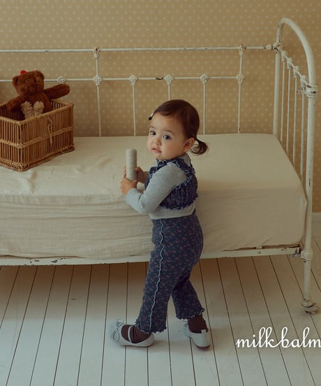 18[予約]milkbalm bloom waffle pants