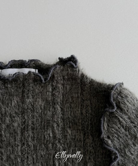 48[予約]ELLYMOLLY meringue day day knit